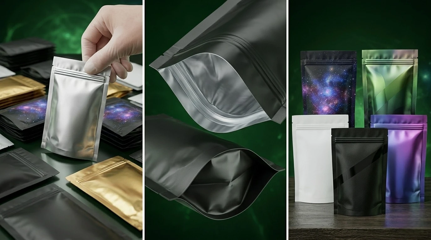 resealable mylar bags style
